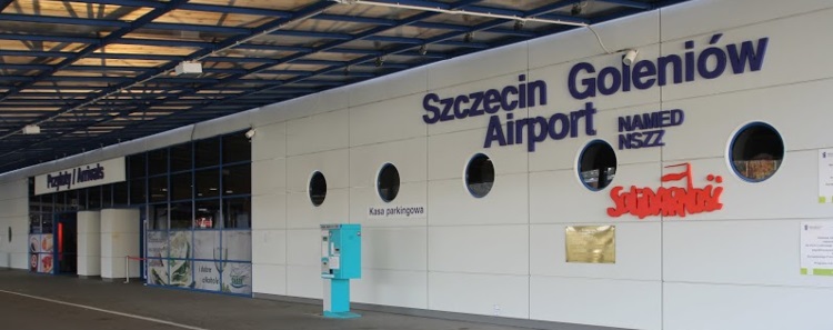 taxi airport Szczecin lotnisko goleniow przejazdy